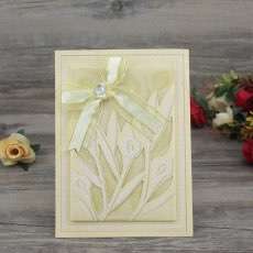 Floral Printed Country Wedding Invitations